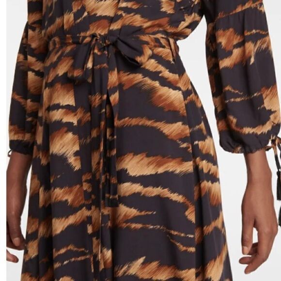 Melissa Odabash Gabby Tiger/Print Maxi Kaftan- NWT- sz small - Picture 4 of 9